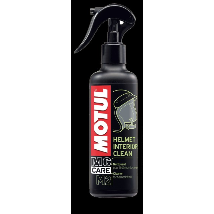 Solutie curatat casca pe interior MOTUL MC CARE M2 Helmet Interior Clean 250 ml, spray dezinfectant bactericid