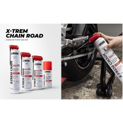 Spray de uns lant moto Ipone ROAD X-TREM - 500ml, aderenta sporita de pana la 800 km, difuzor multipozitiv cu tija retractabila