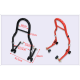 Stander de motocicleta spate universal, reglabil, include 2 tipuri de adaptoare de prindere , pin L si Y, Negru Stander de motocicleta spate universal, reglabil, include 2 tipuri de adaptoare de prindere , pin L si Y, Negru