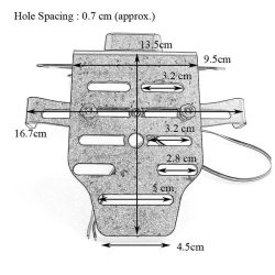 Suport numar moto rabatabil, sport, prindere multipla, magnet, Pes Holding