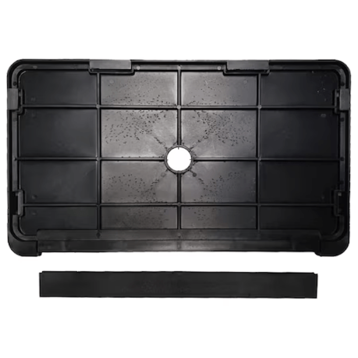 Suport placuta inmatriculare moto, potrivit pentru motocicleta, scuter, atv, 24.7 cm x 14.6 cm, Negru
