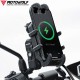 Suport Telefon Moto, atv, scuter antivibratii MOTOWOLF cu incarcare wireless si port Usb, Universal, Robust , prindere cadru Suport Telefon Moto, atv, scuter antivibratii MOTOWOLF cu incarcare wireless si port Usb, Universal, Robust , prindere cadru