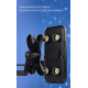 Suport Moto Telefon 360° Rotativ cu Carcasă Impermeabilă și Încărcare USB - Compatibil Telefoane 4.7-6.6 inch, prindere cadru+oglinda