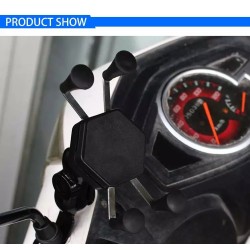 Suport telefon moto, atv, bicicleta XGRIP, prindere oglinda Pes Holding