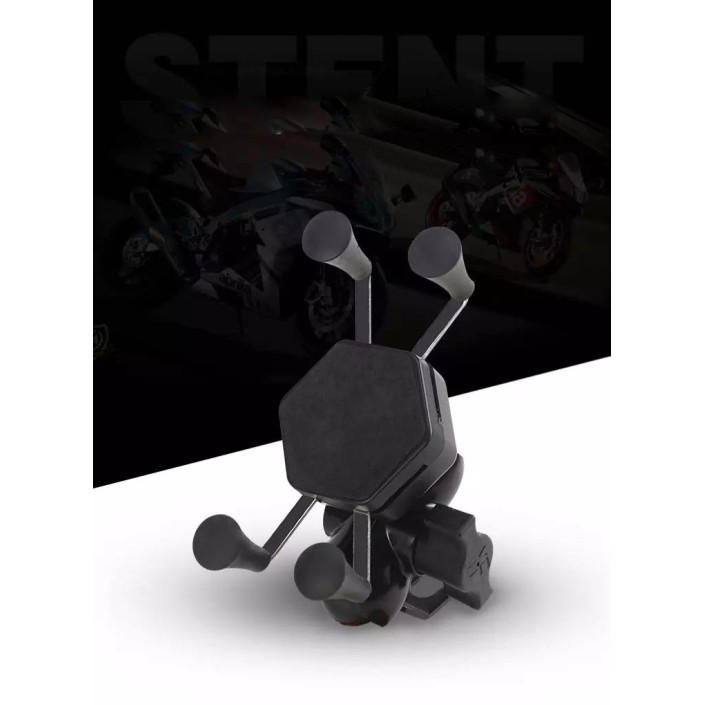 Suport telefon moto, atv, bicicleta XGRIP, prindere oglinda Pes Holding